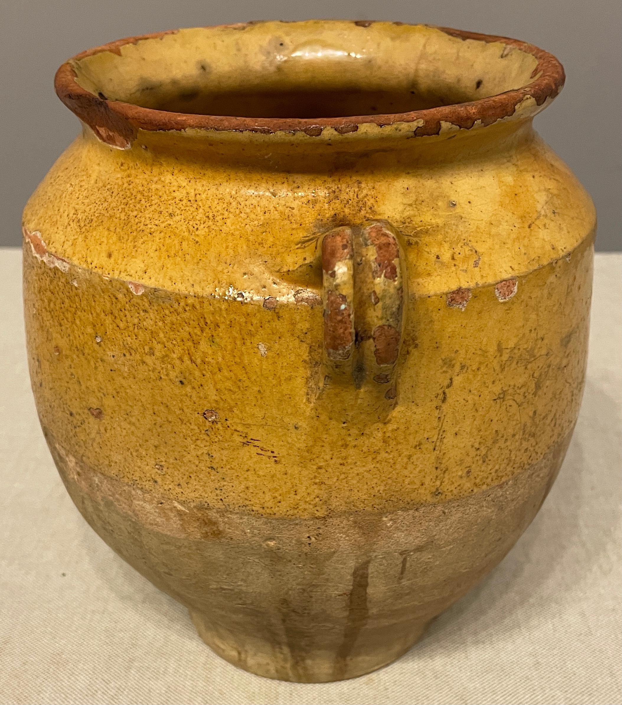 19th Century 19th C. French Terracotta Confit Pot