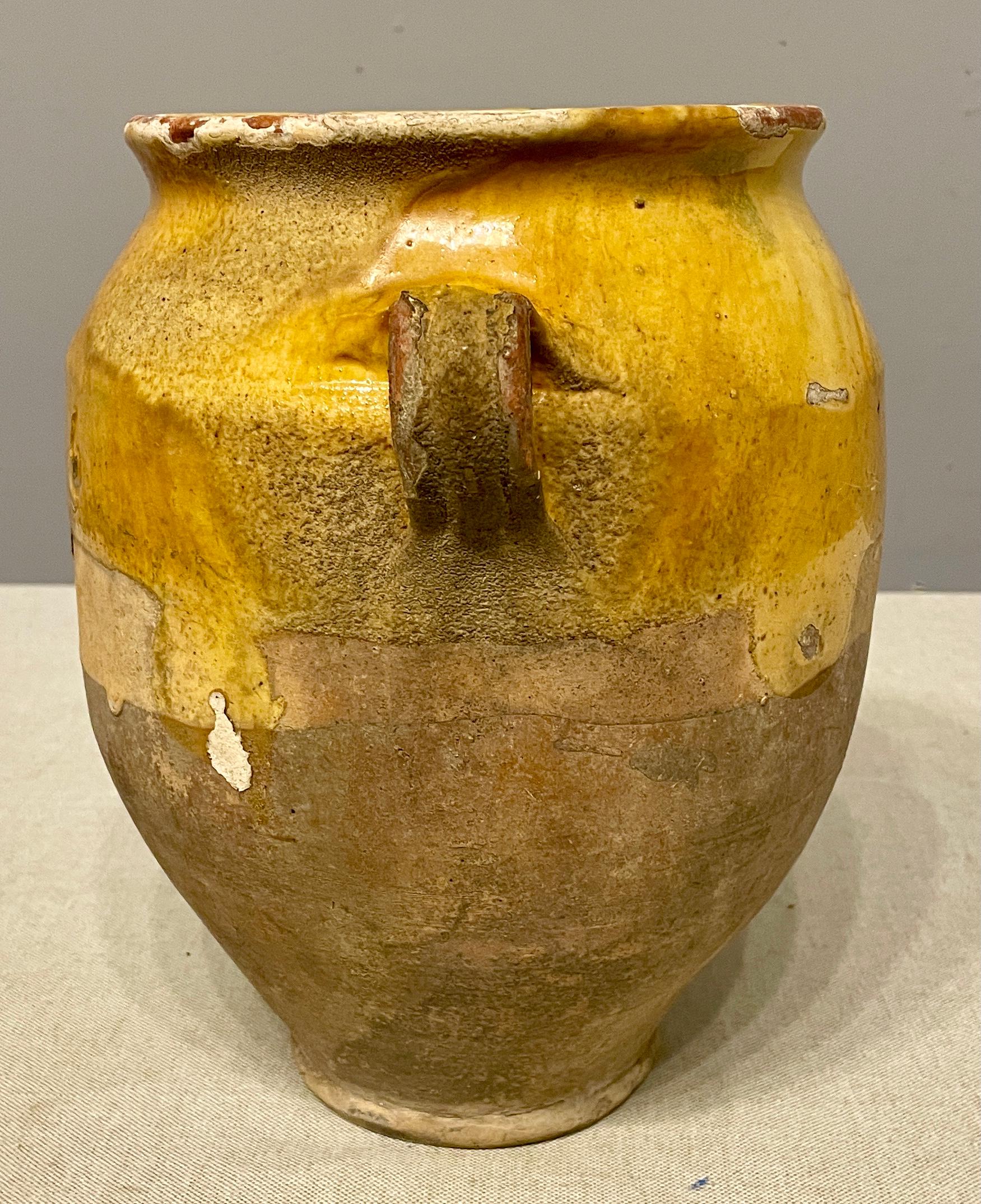 Clay 19th C. French Terracotta Confit Pot