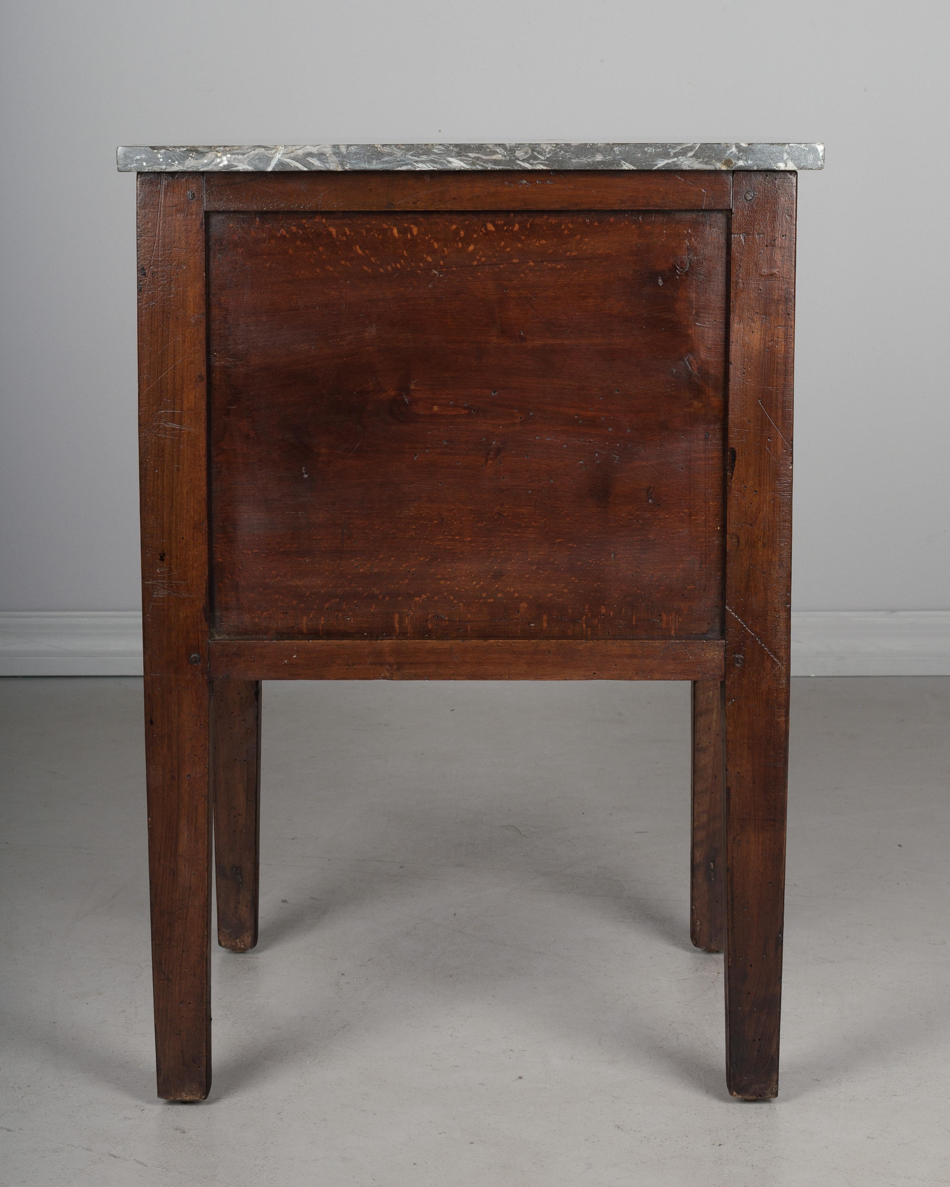 Hand-Crafted 19th Century French Walnut Side Table