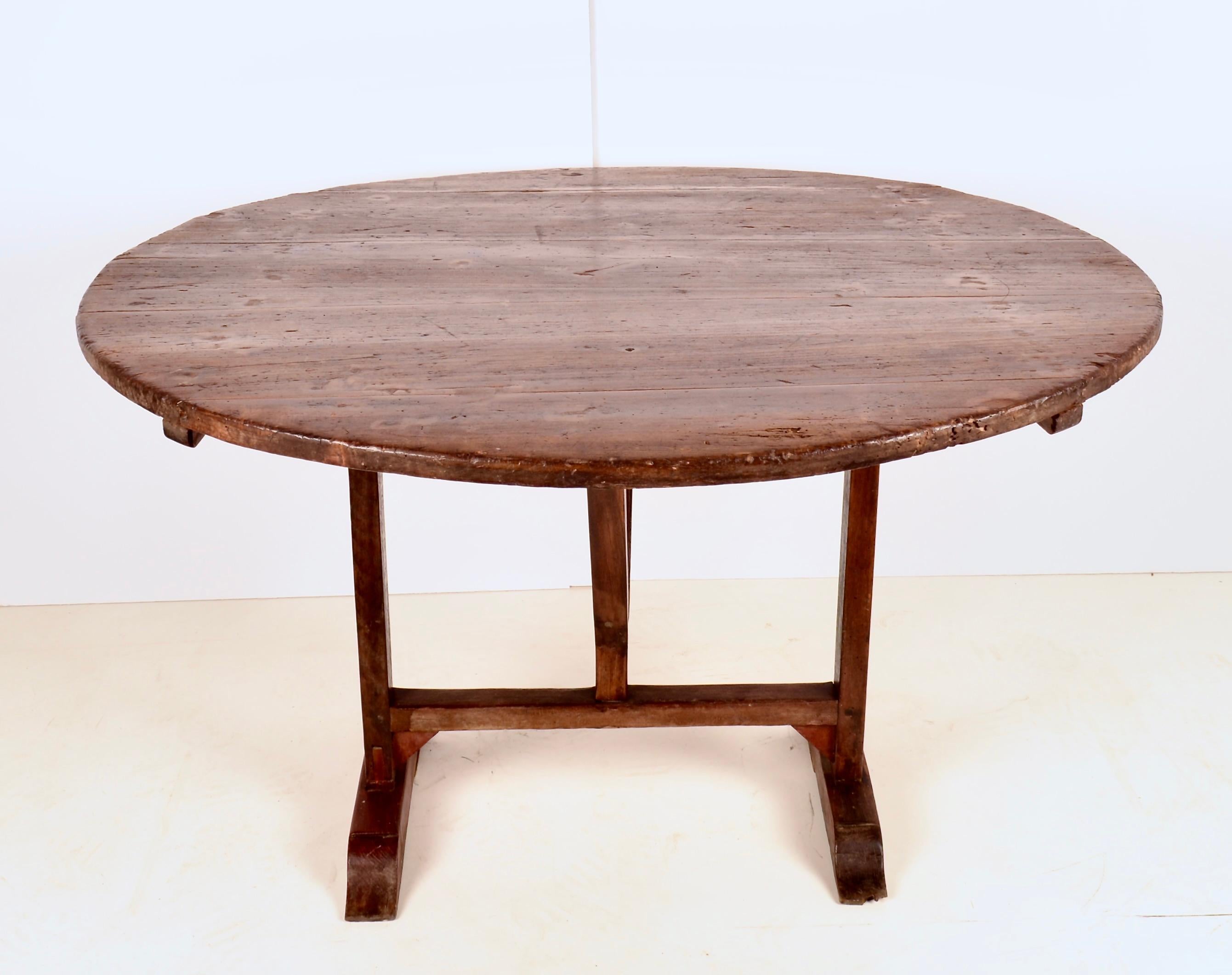 French Provincial 19th c French Wine Tasting Table