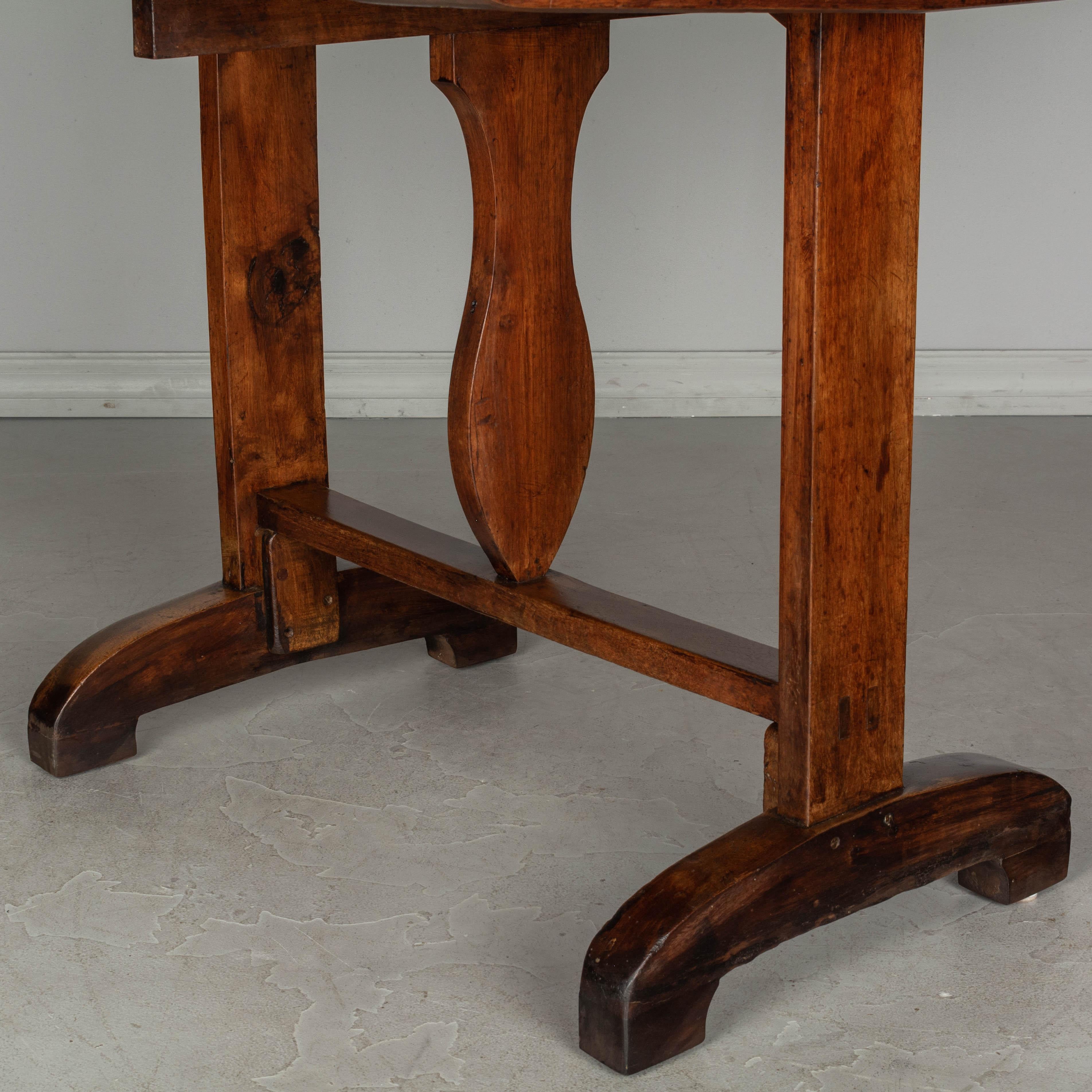 19th Century French Wine Tasting Table or Tilt-Top Table 4