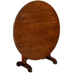 19th Century French Wine Tasting Table or Tilt-Top Table