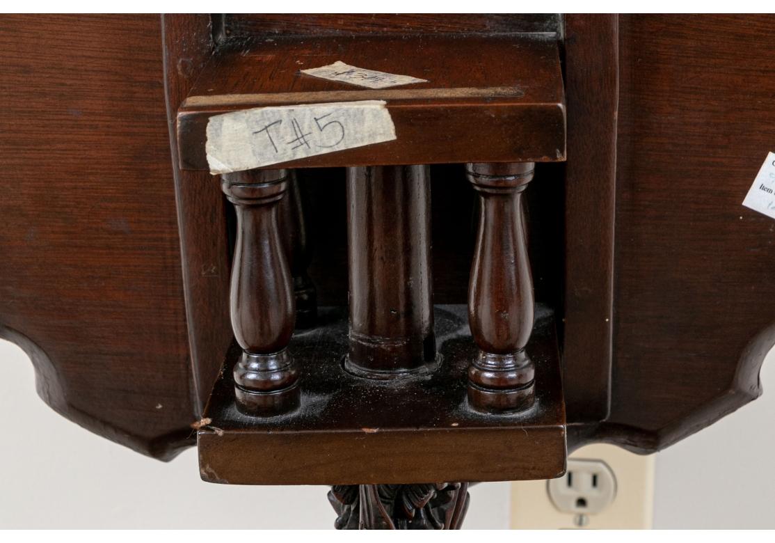 19th C. George III Style Mahogany Pie Crust Tilt Top Table for Restoration For Sale 7