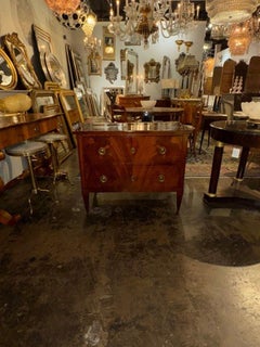 19th c. German Biedermeier Mahogany Commode