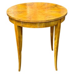 19th c. German Biedermeier Walnut Table