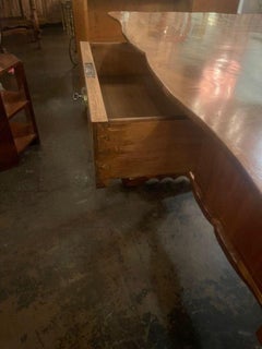 19th c. German Walnut Writing Table