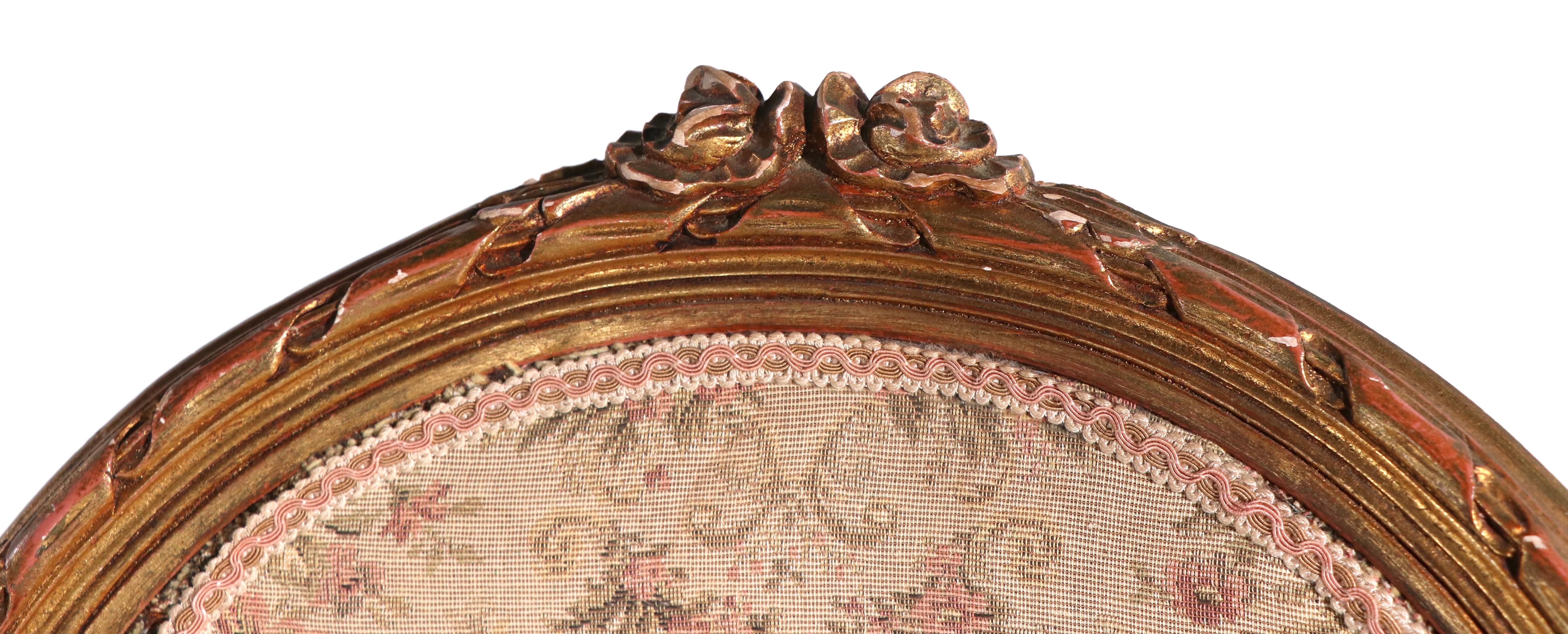 Vergoldeter Salonstuhl aus dem 19. (19. Jahrhundert) im Angebot