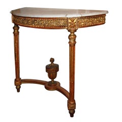 19th c. Giltwood Console