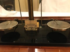 19th Century Gold/Apothecary Desktop Scale in Cherry and Brass by Henry Troemner