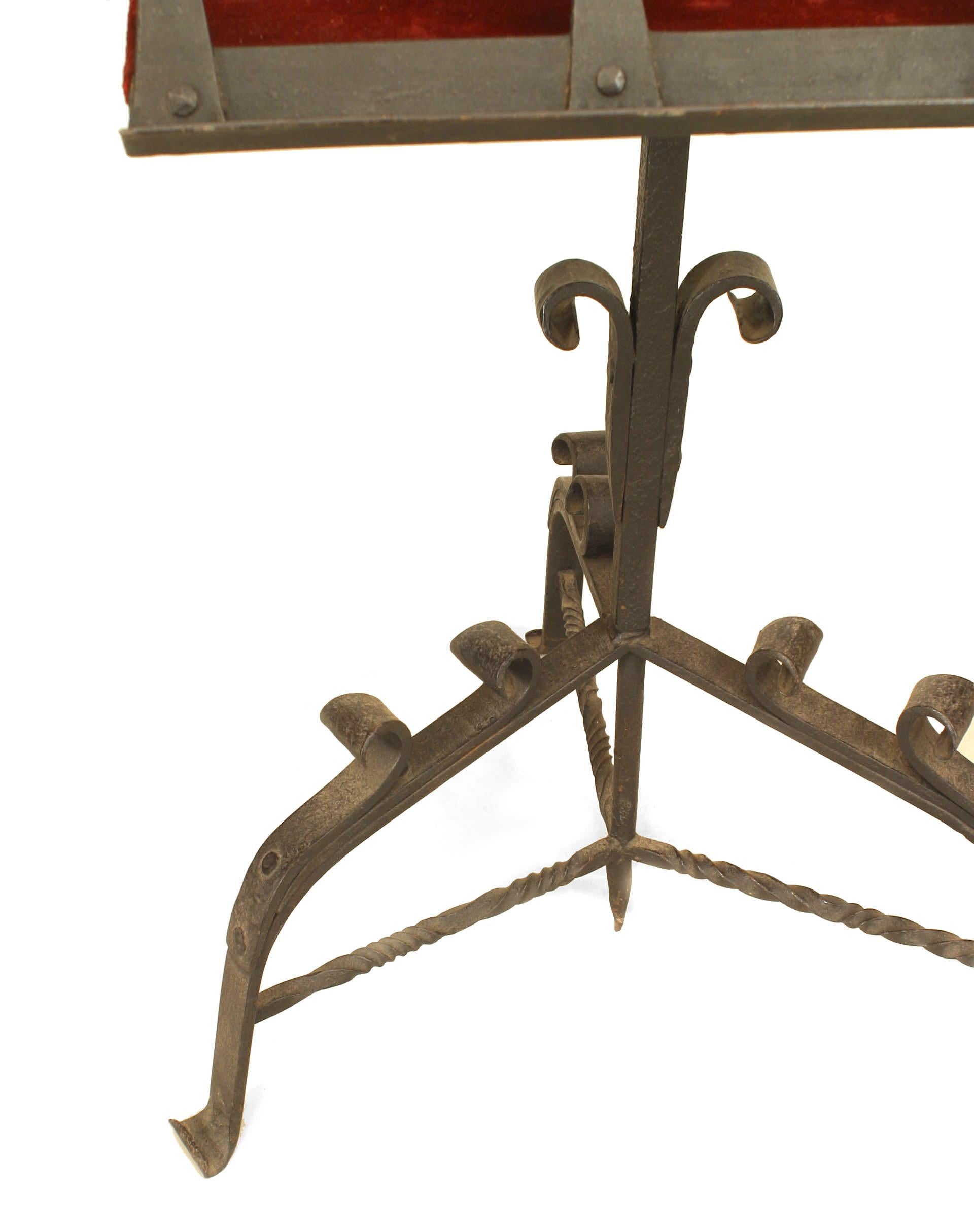 Gothic Revival Wrought Iron Lectern For Sale 1