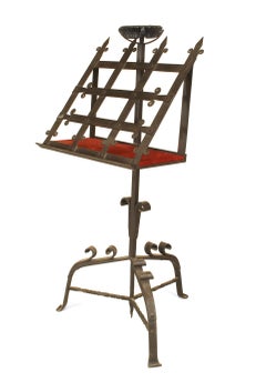 Gothic Revival Wrought Iron Lectern