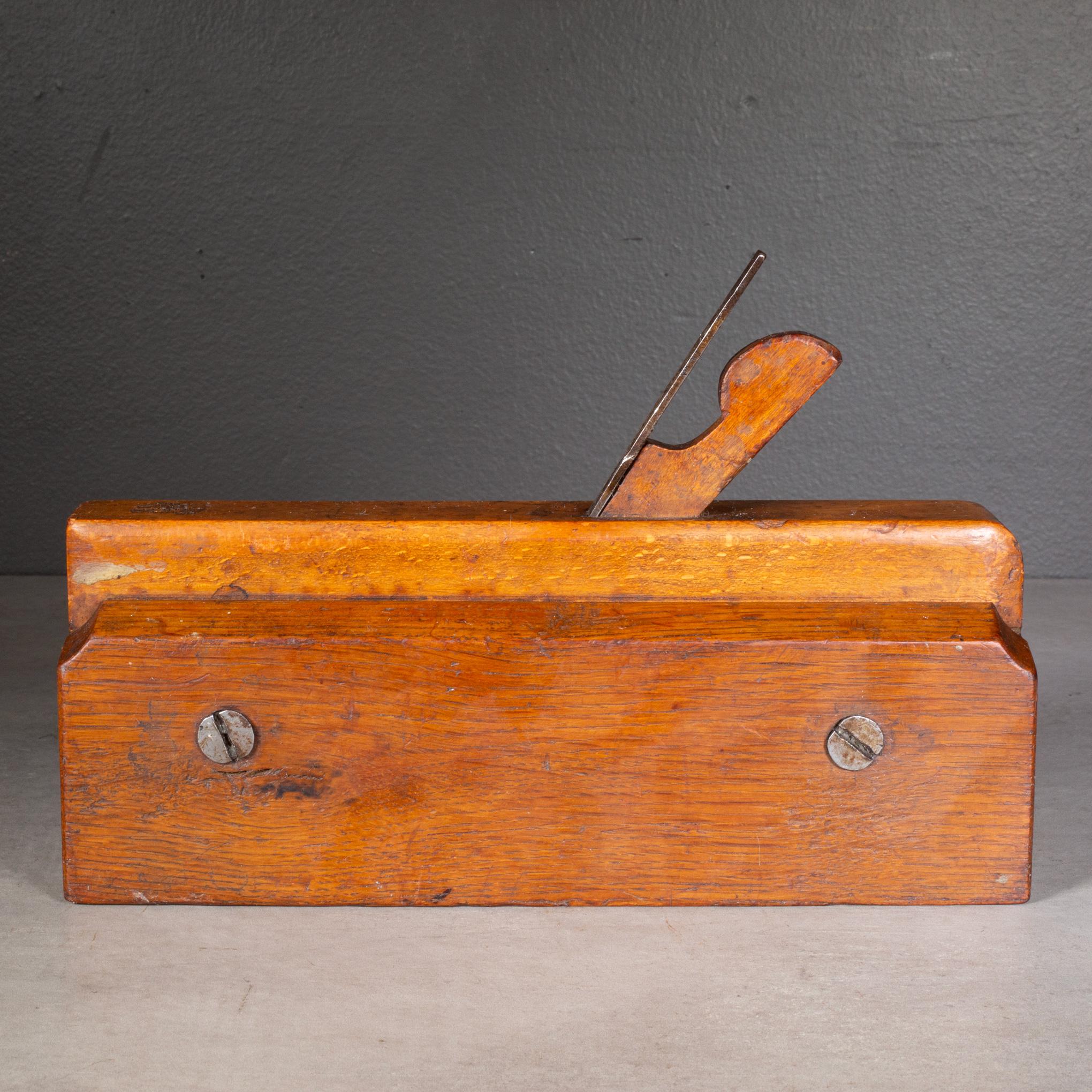 ABOUT

Antique wooden carpentry plane used to make trim and moldings. Stamped 