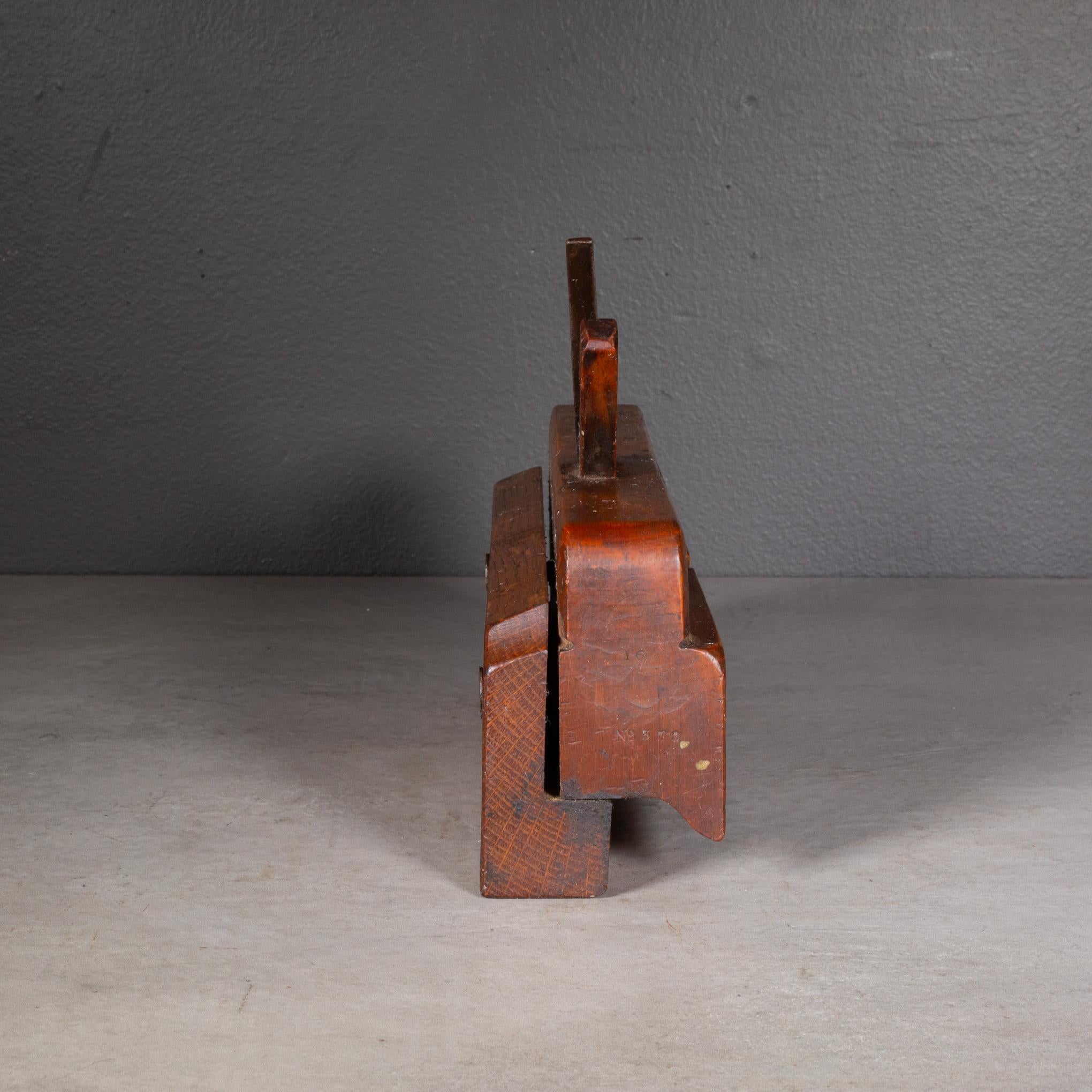 19th Century 19th c. Greenfield Tool Co. Carpenter's Molding Wood Plane