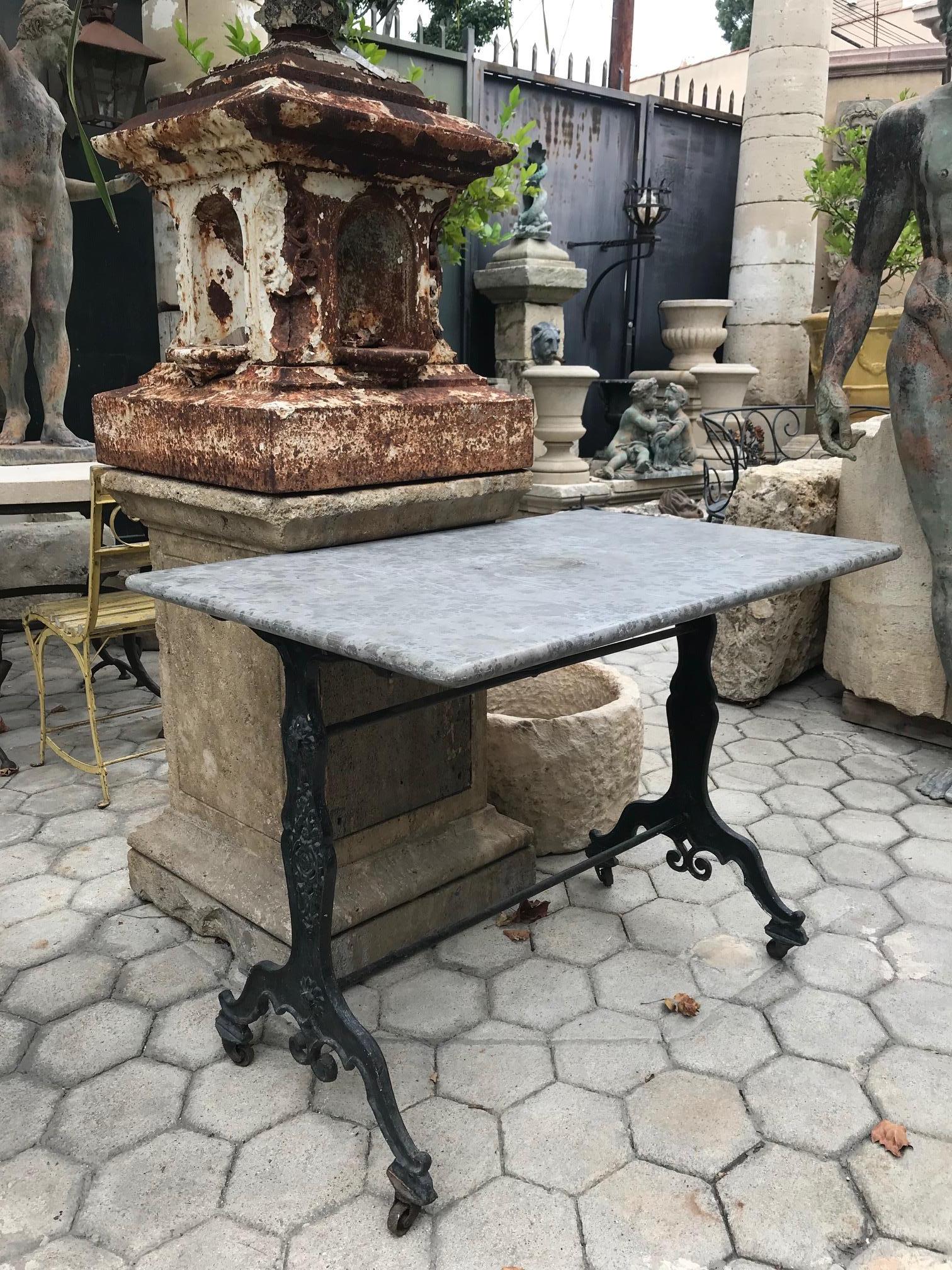 antique garden table