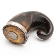 19th Century Horn Snuff Box