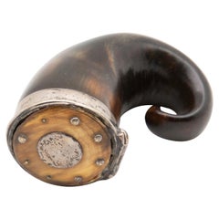 Antique 19th Century Horn Snuff Box