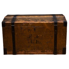 19th c. Immigrant's Dome Travel Trunk c.1800