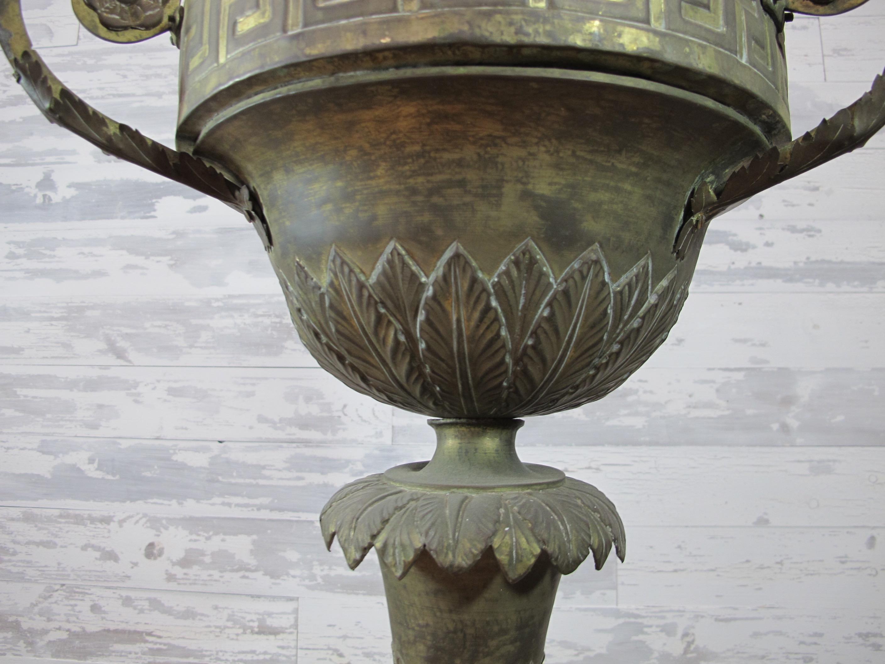 Brass 19th Century Sanctuary Lamp For Sale