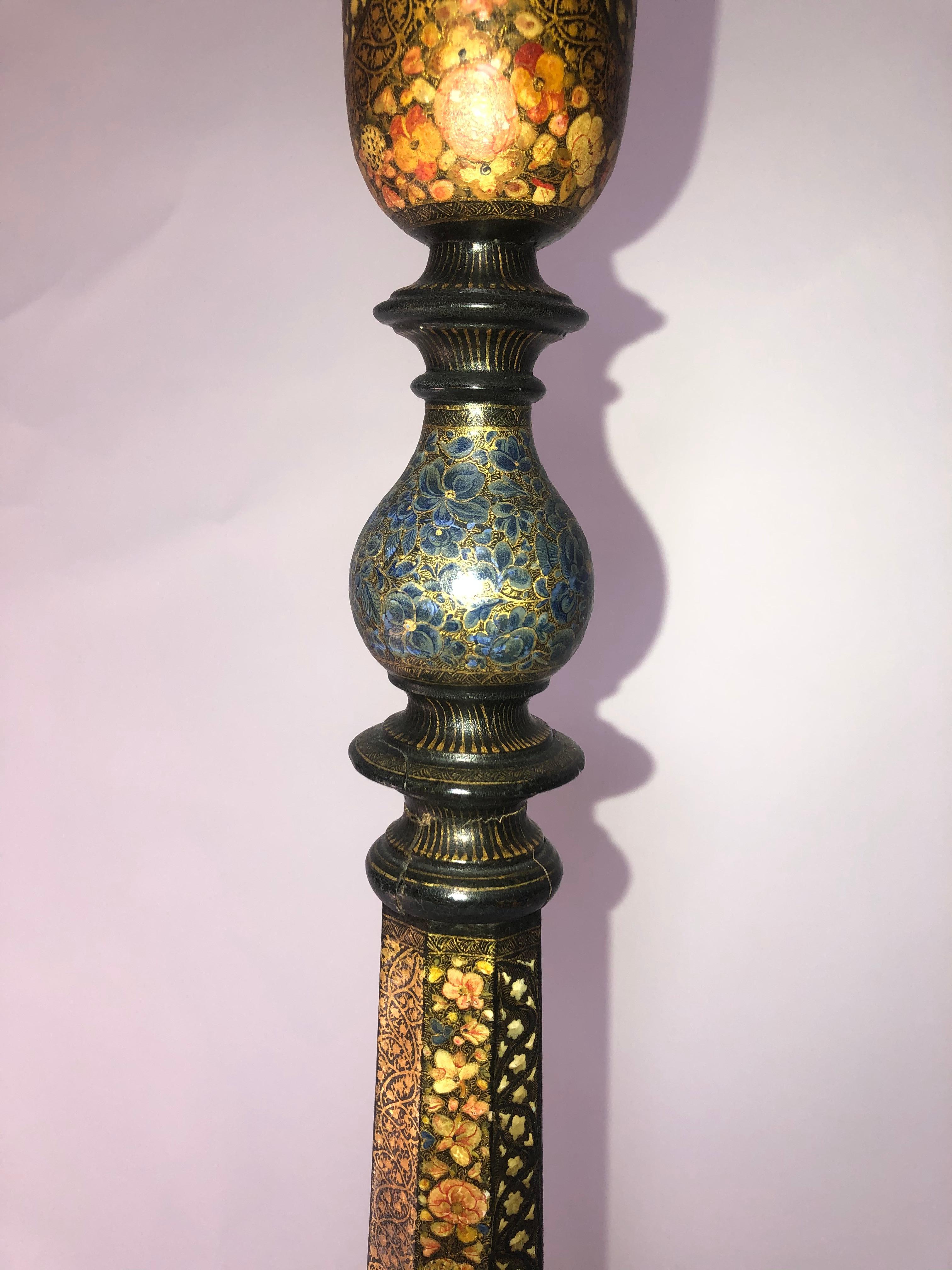 19th Century Indian Kashmir Floor Lamp For Sale at 1stDibs indian floor lamp, floor lamp india