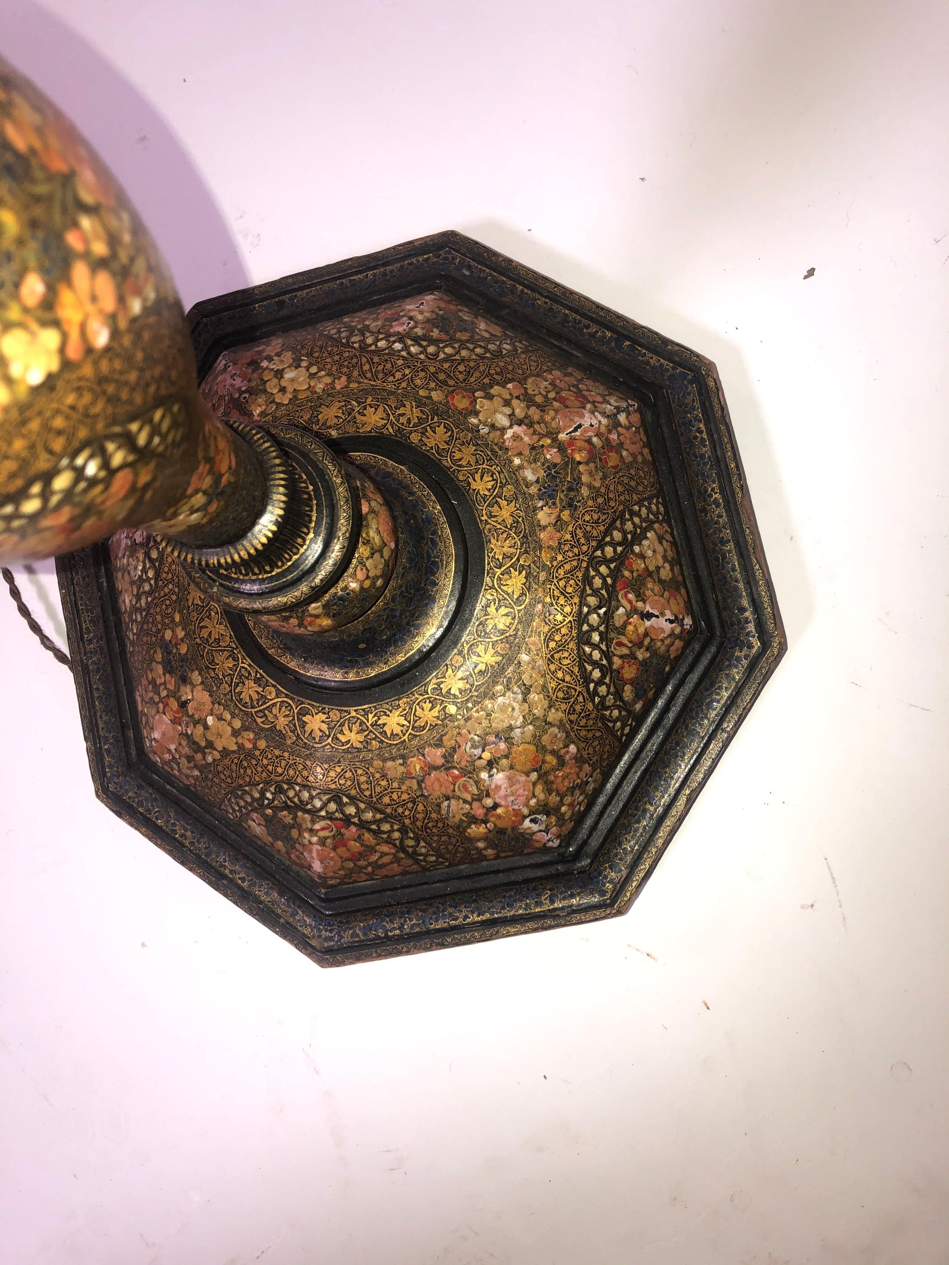 19th Century Indian Kashmir Floor Lamp For Sale at 1stDibs indian