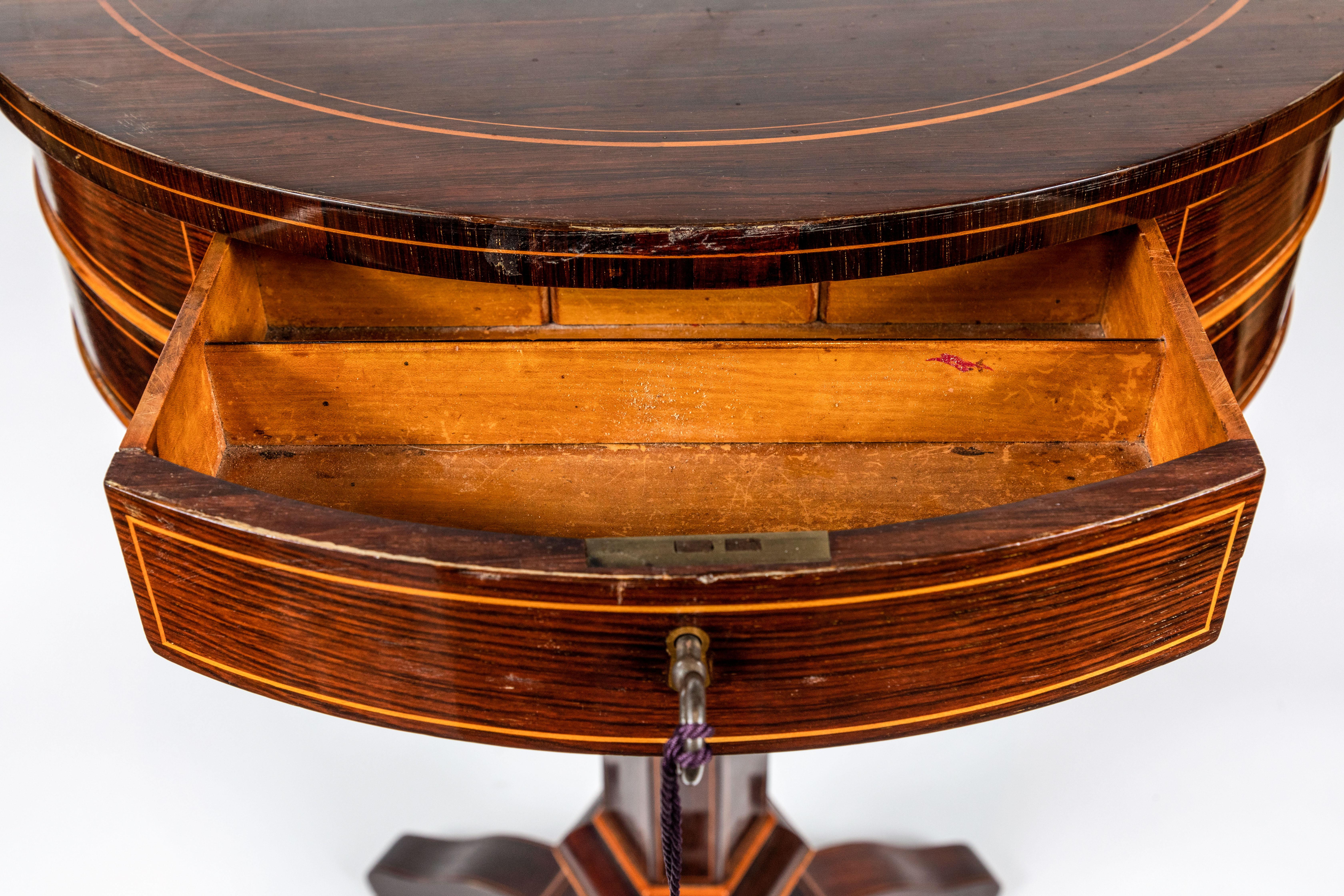 Late 19th Century 19th Century, Inlaid, English Occasional Table