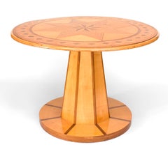 Austrian Biedermeier Maple Star Table