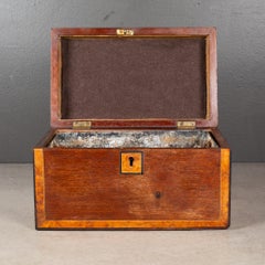 19. Jahrhundert. Inlay-Box mit herausnehmbarem Innentablett um 1800