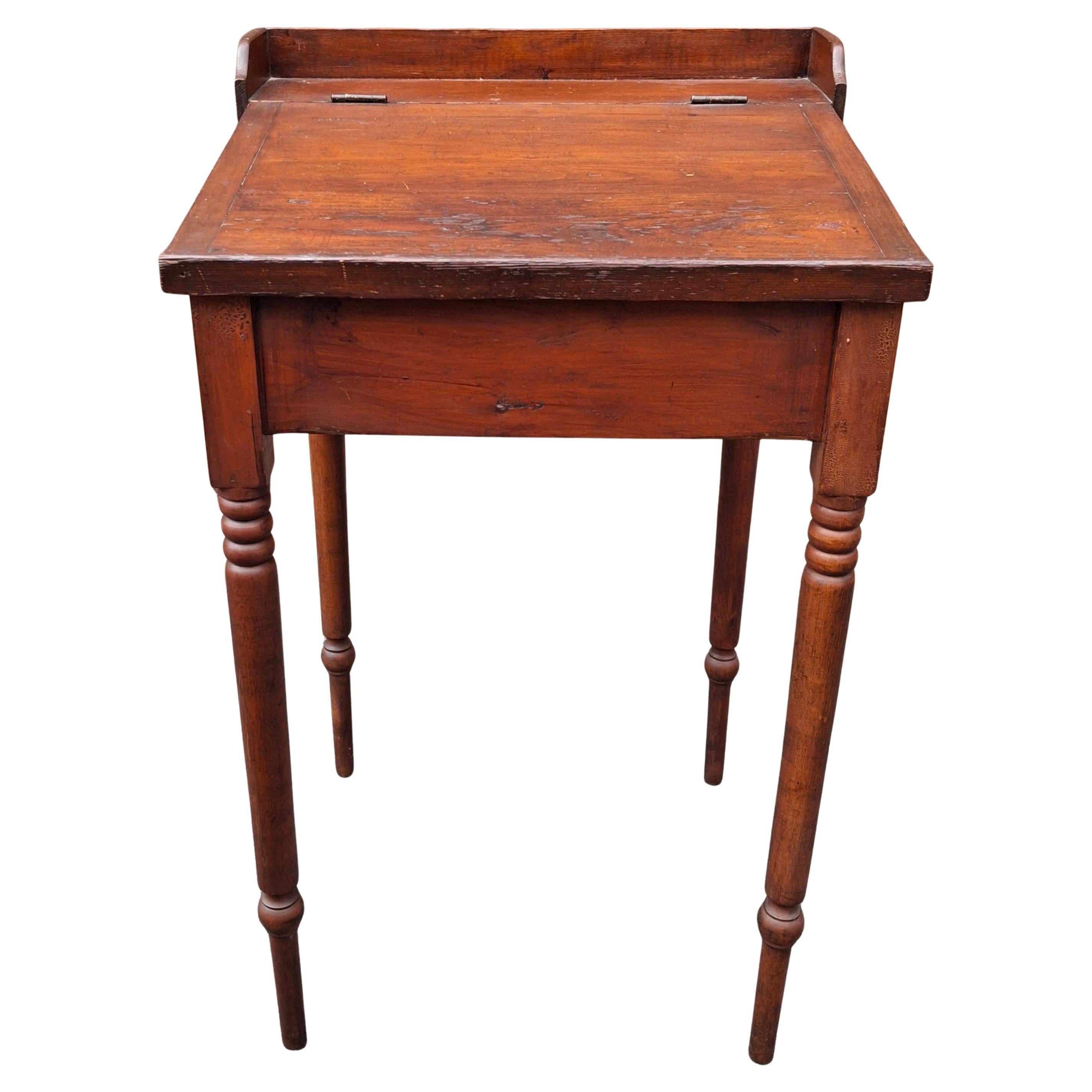 19th C. Inventaire Bon Pasteur Federal Style Fruitwood Dictionary Stand For Sale