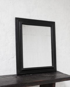 19th C. Italian Ebonised Ripple Mirror