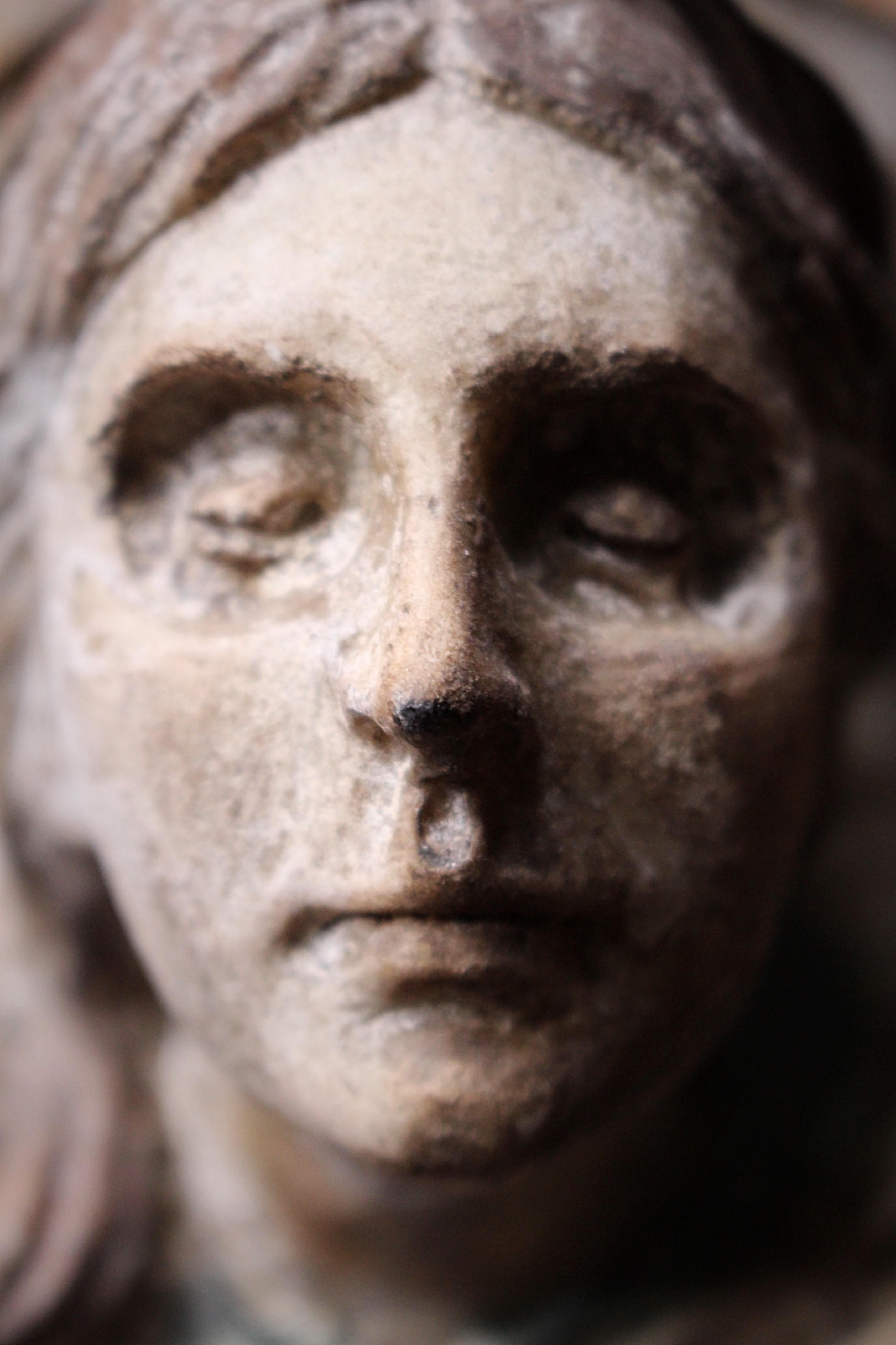 Ritratti funerari italiani in marmo e bronzo del XIX secolo, marito e moglie Memento Mori in vendita 11
