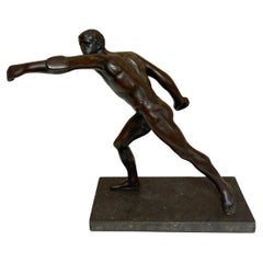 19. Jh. Italienische Grand Tour Bronze des Gladiators, nach der römischen Antike