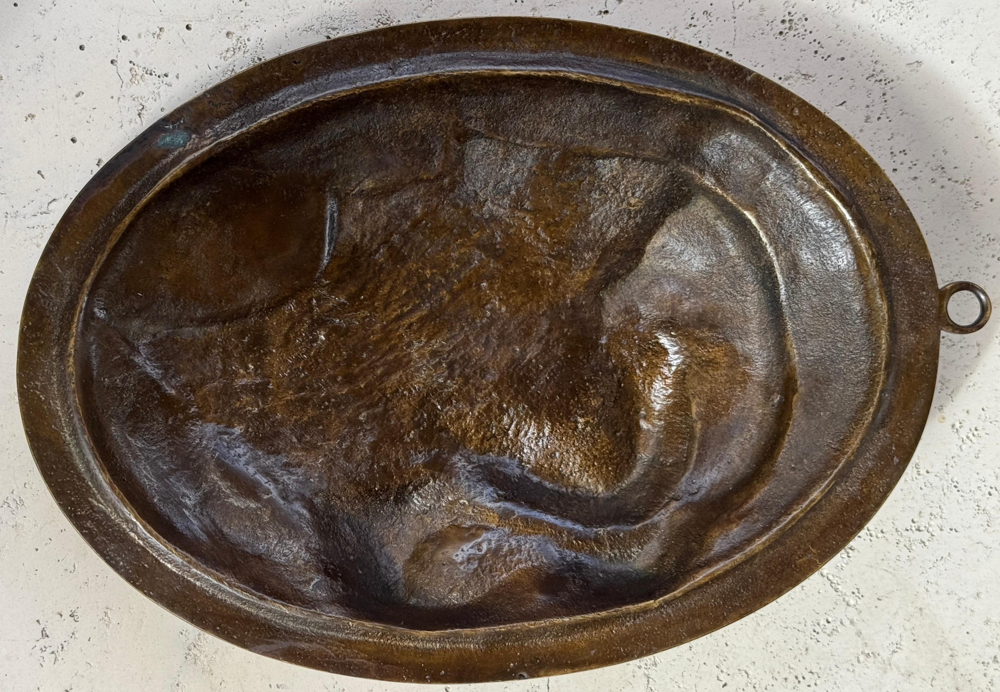 Siglo XIX  Gran Medallón Retrato de Alejandro Magno en Bronce en venta 5