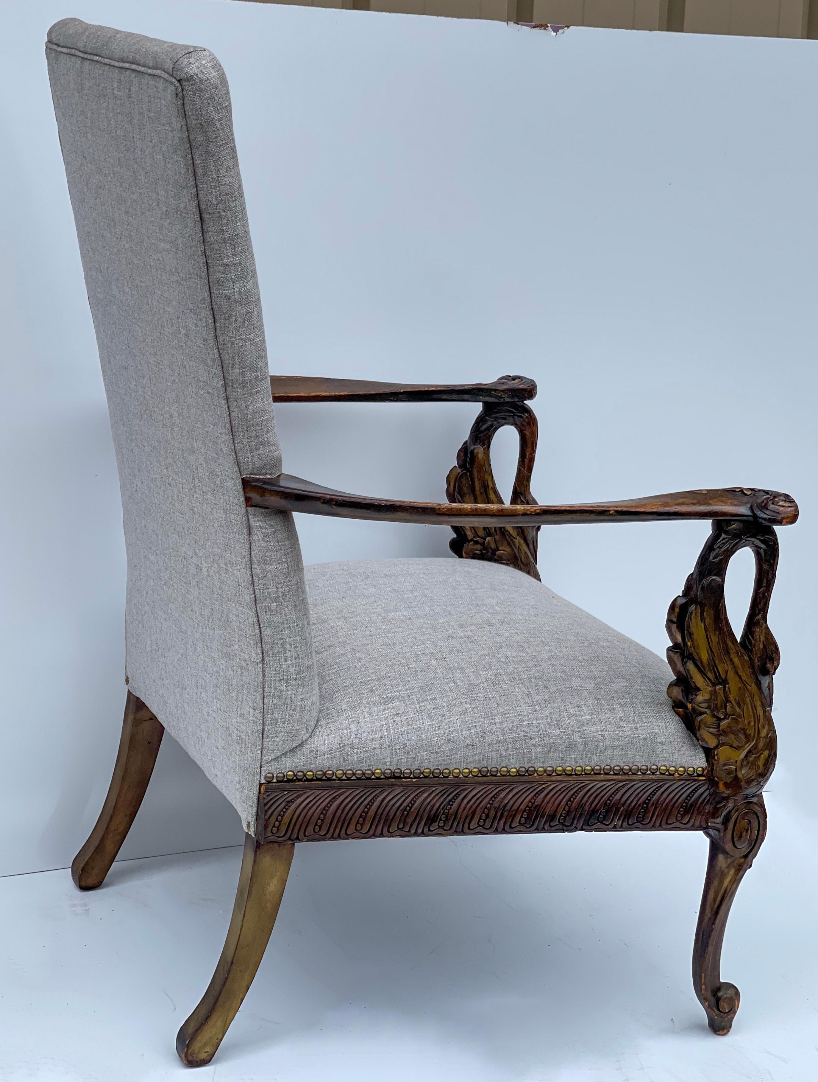 swan arm chair