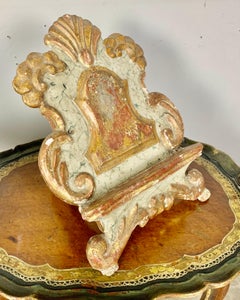 19th Century Italian Painted and Parcel-Gilt Book Stand