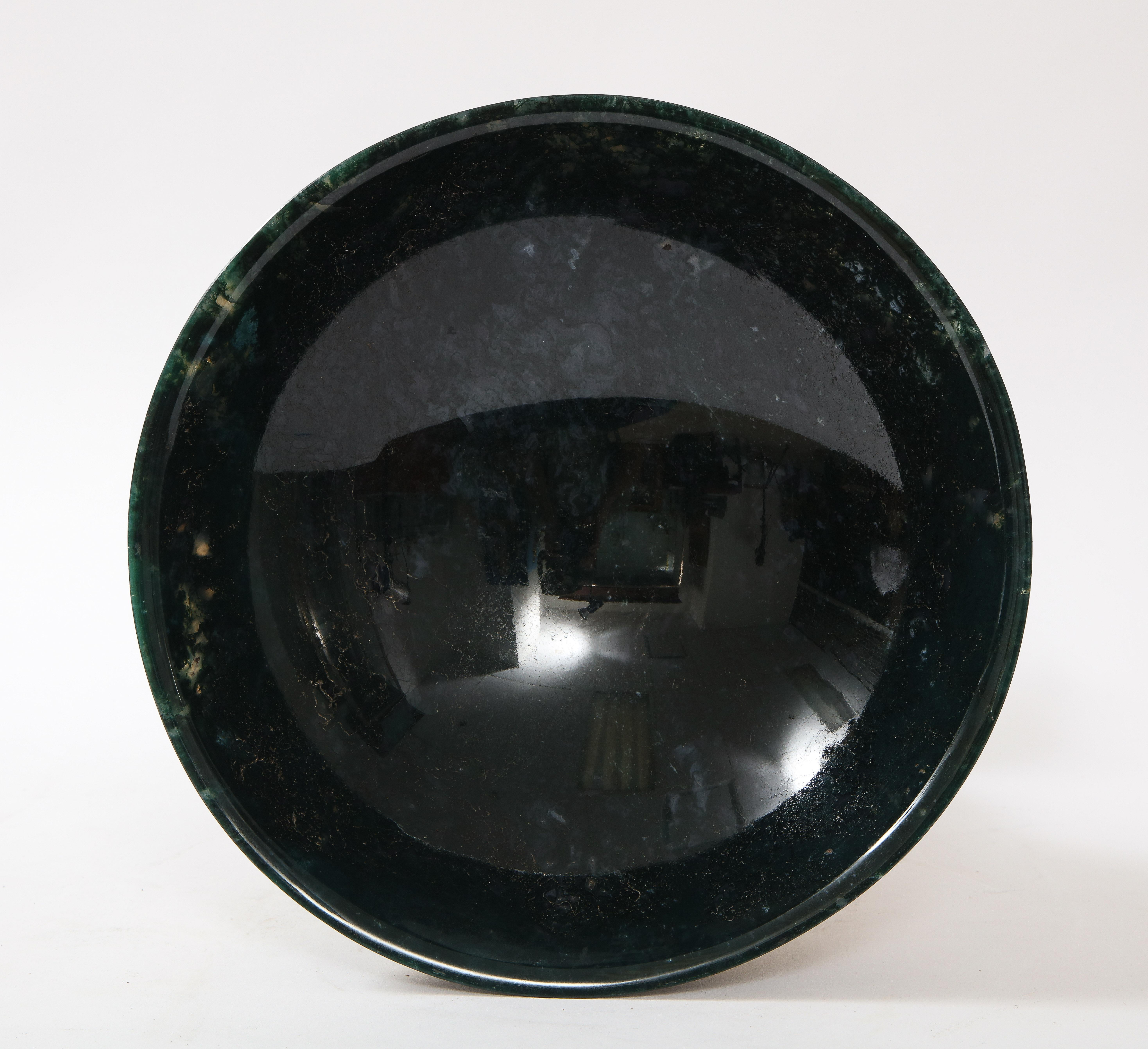 Italian Parcel-Gilt Silver Mnd, Centerpiece with Semi-Precious Gem-Stones 9