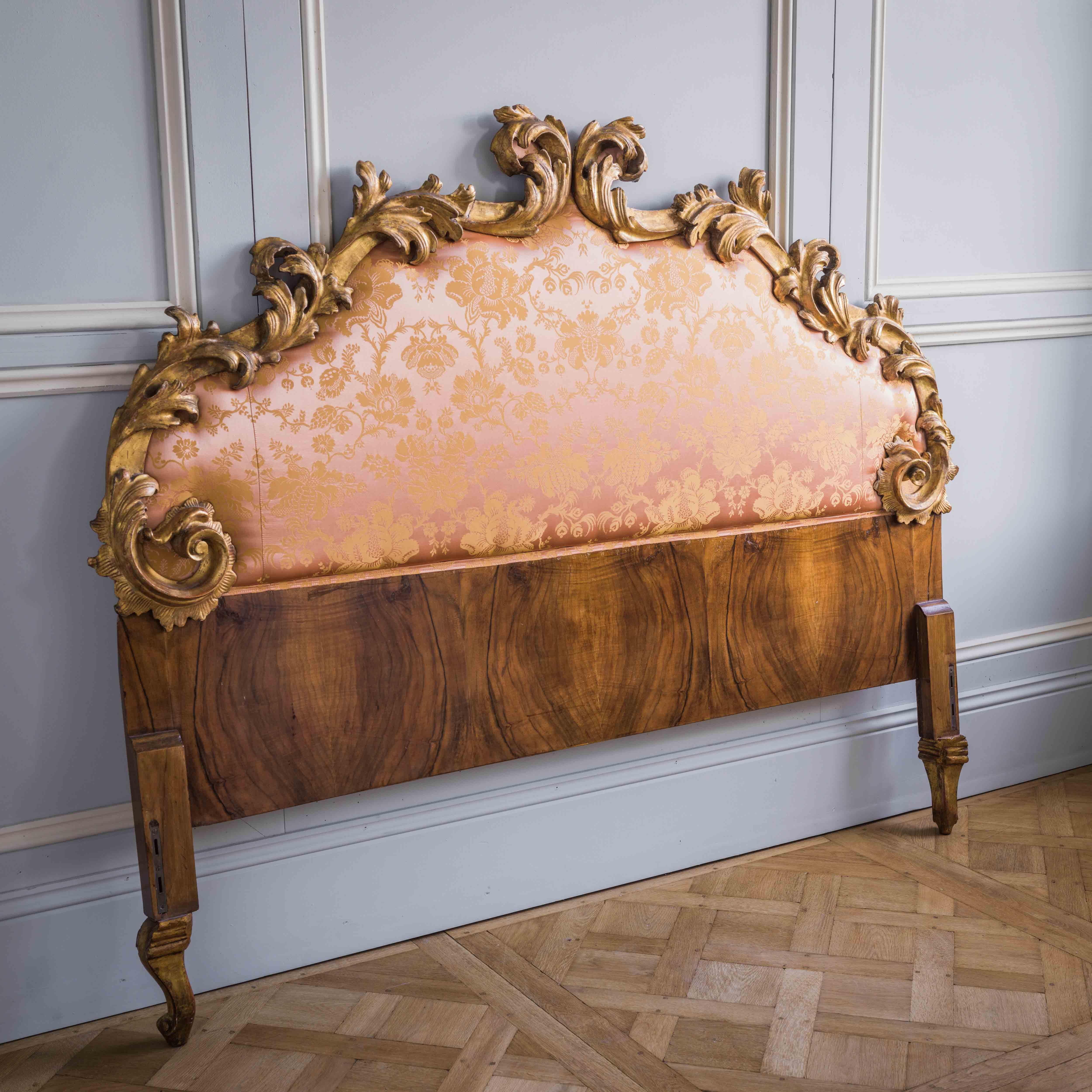 antique french style headboard