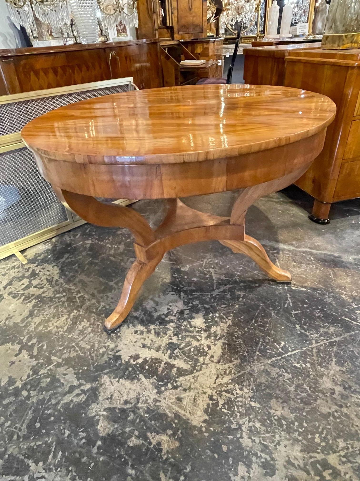 Italian Walnut Center Table  2