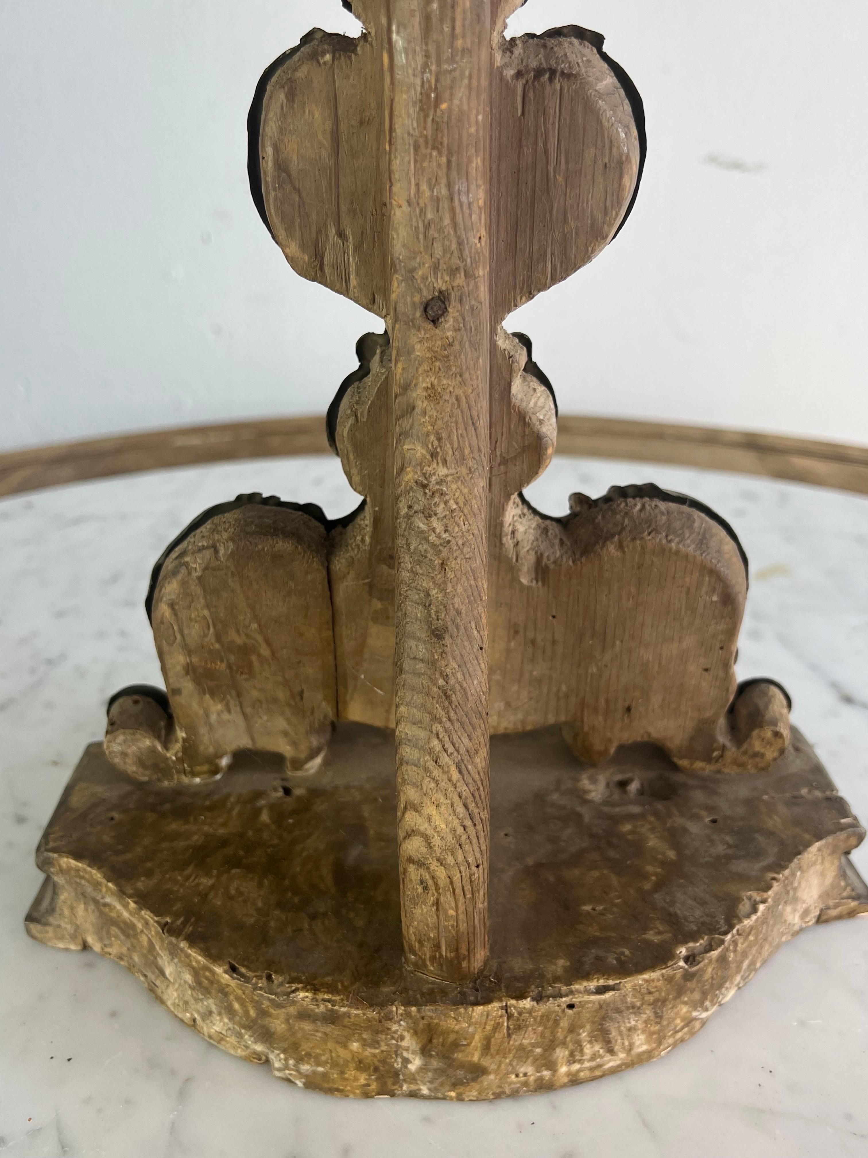 Métal Reliquaire italien du 19ème siècle en bois et métal gaufré en vente