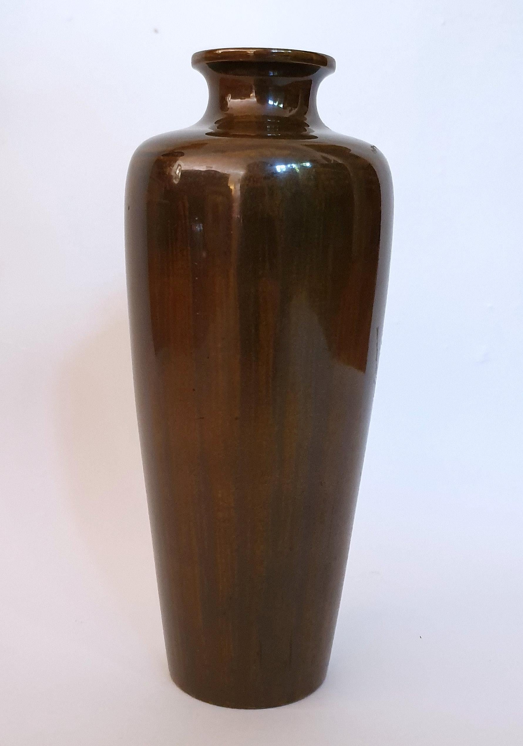Meiji 19th Century Japanese Bronze Vase