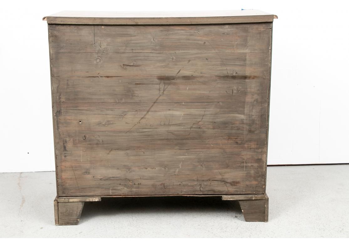 19th C. Large Fine Figured Wood Chest of Drawers For Sale 10