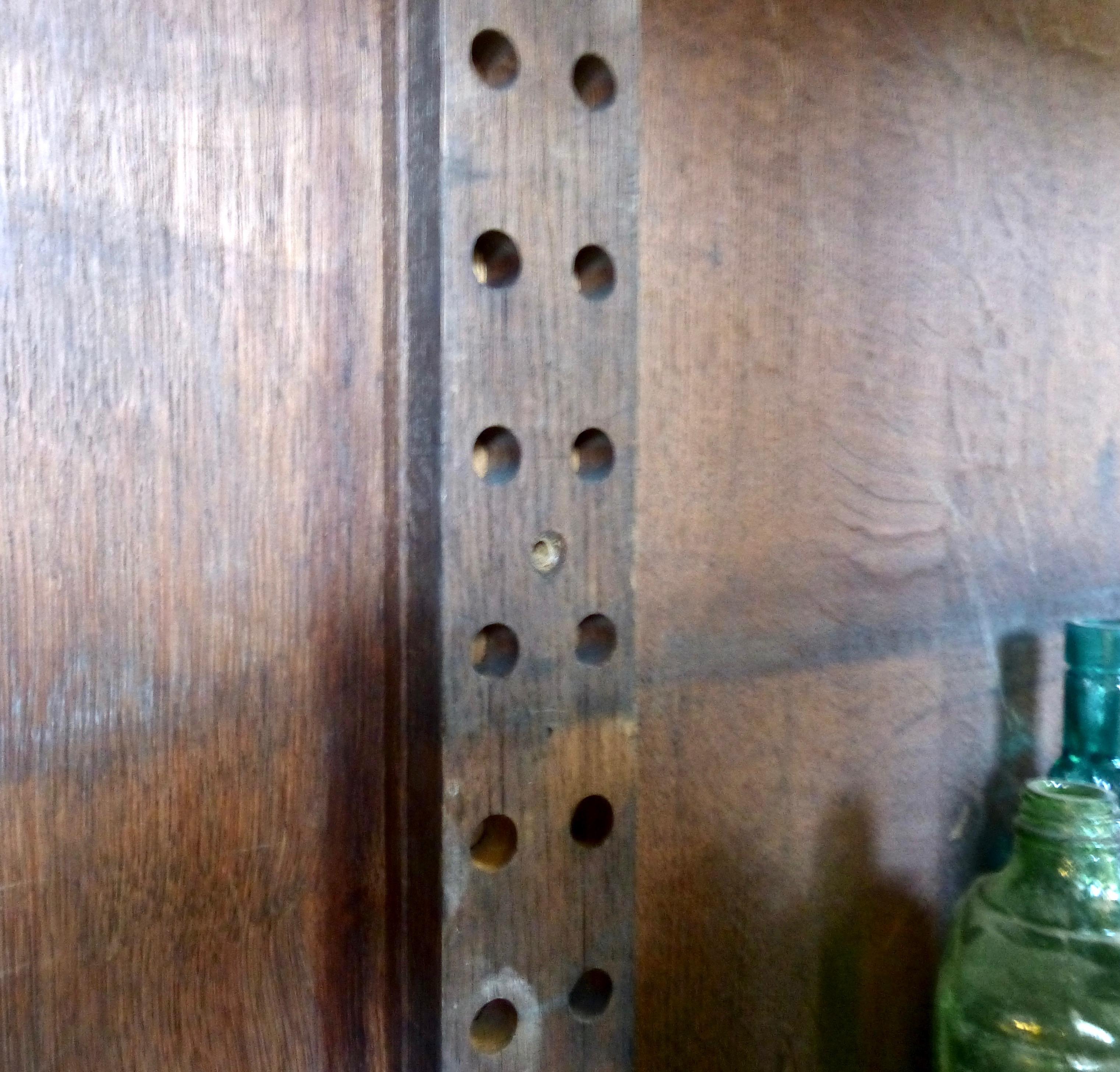 library cabinet with glass doors