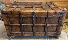 19th c Large Indian Stick Box or Dowry Chest perfect for Coffee Table