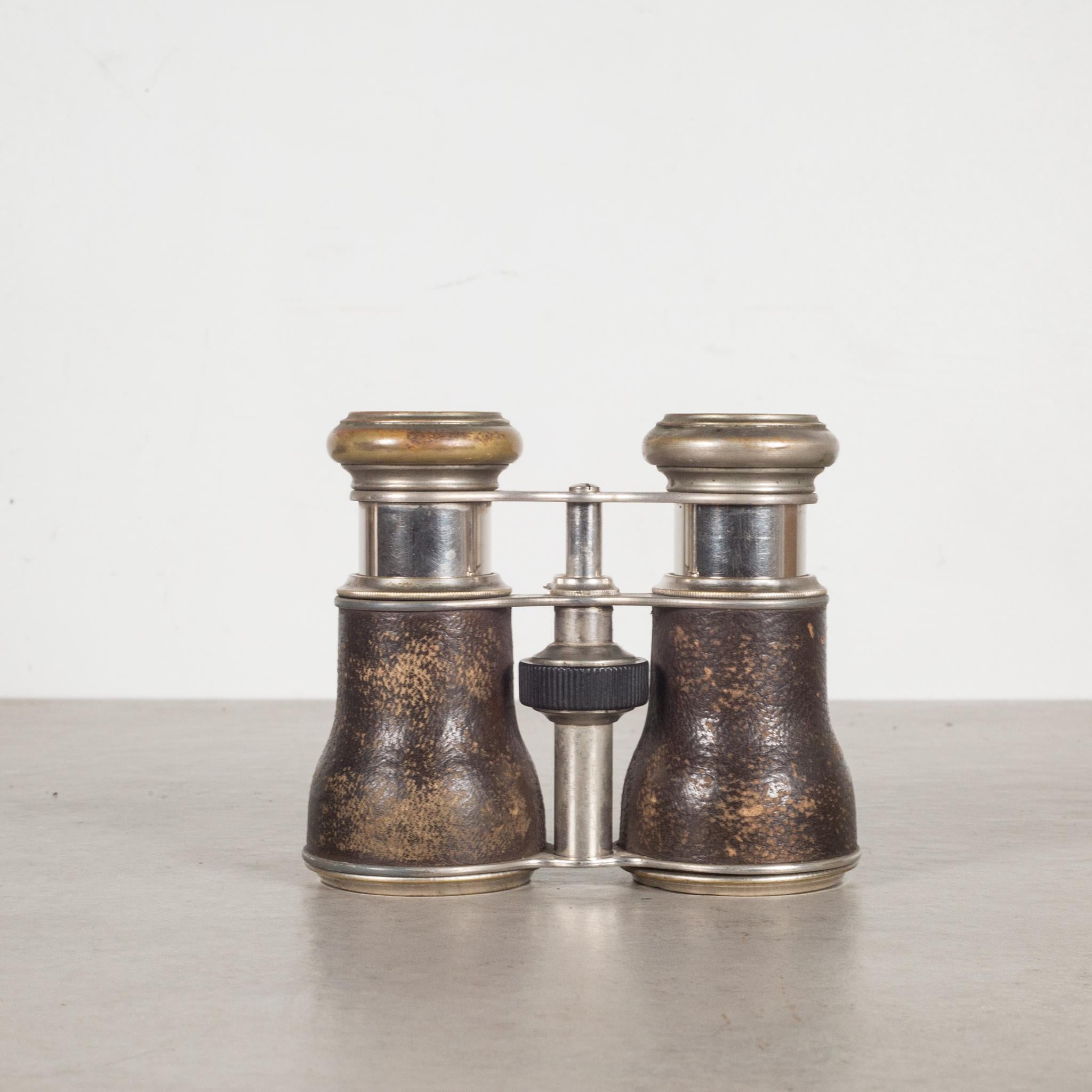 About

An original pair of leather and chrome field binoculars with original leather case. 