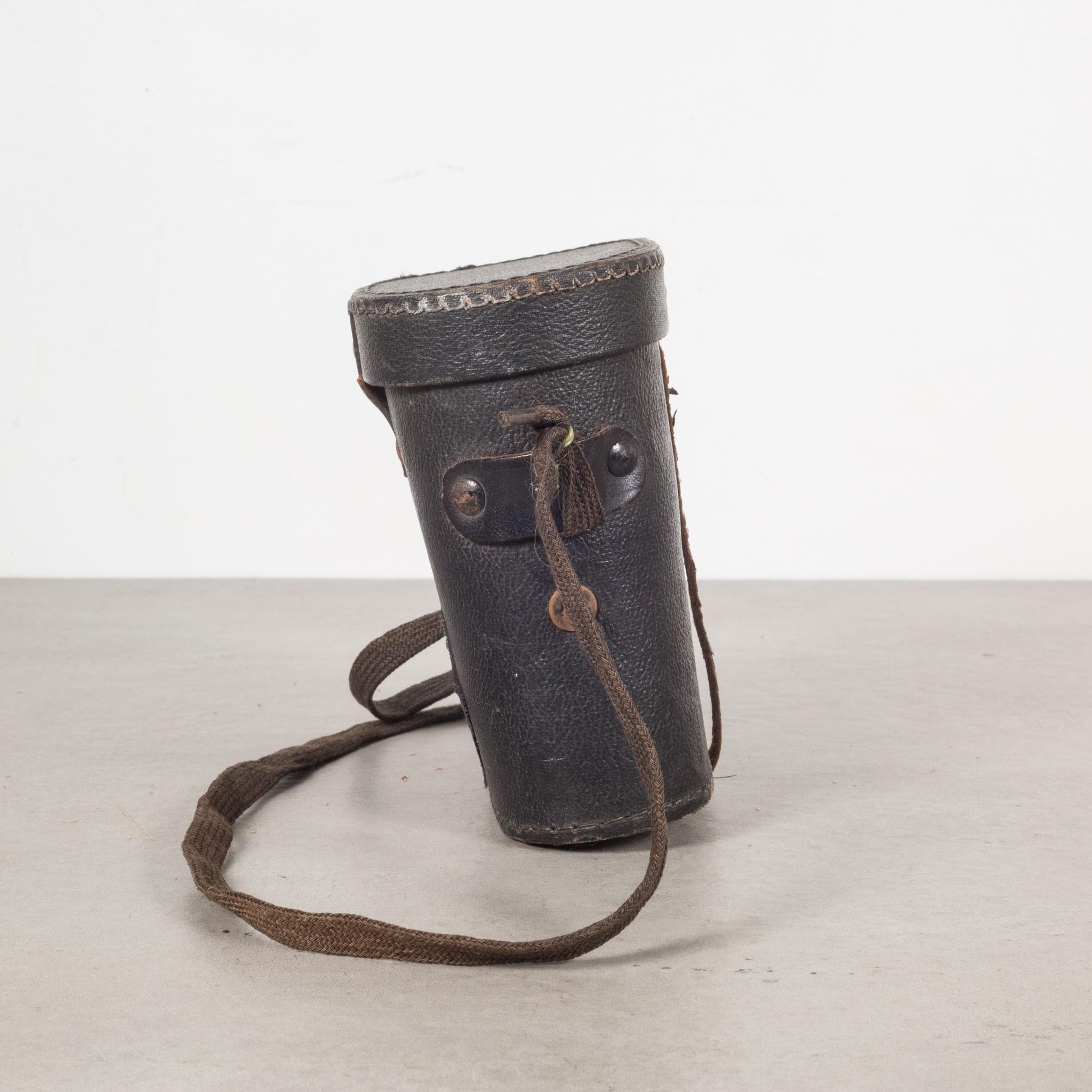 19th C. Leather and Chrome Field Binoculars & Case, c.1880 3