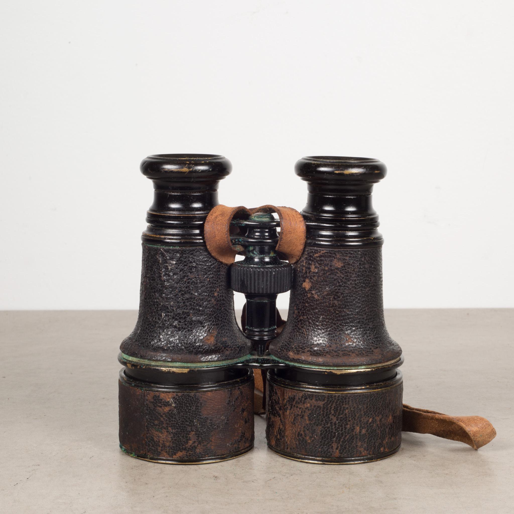 About

This is an original pair of leather wrapped expandable binoculars. 