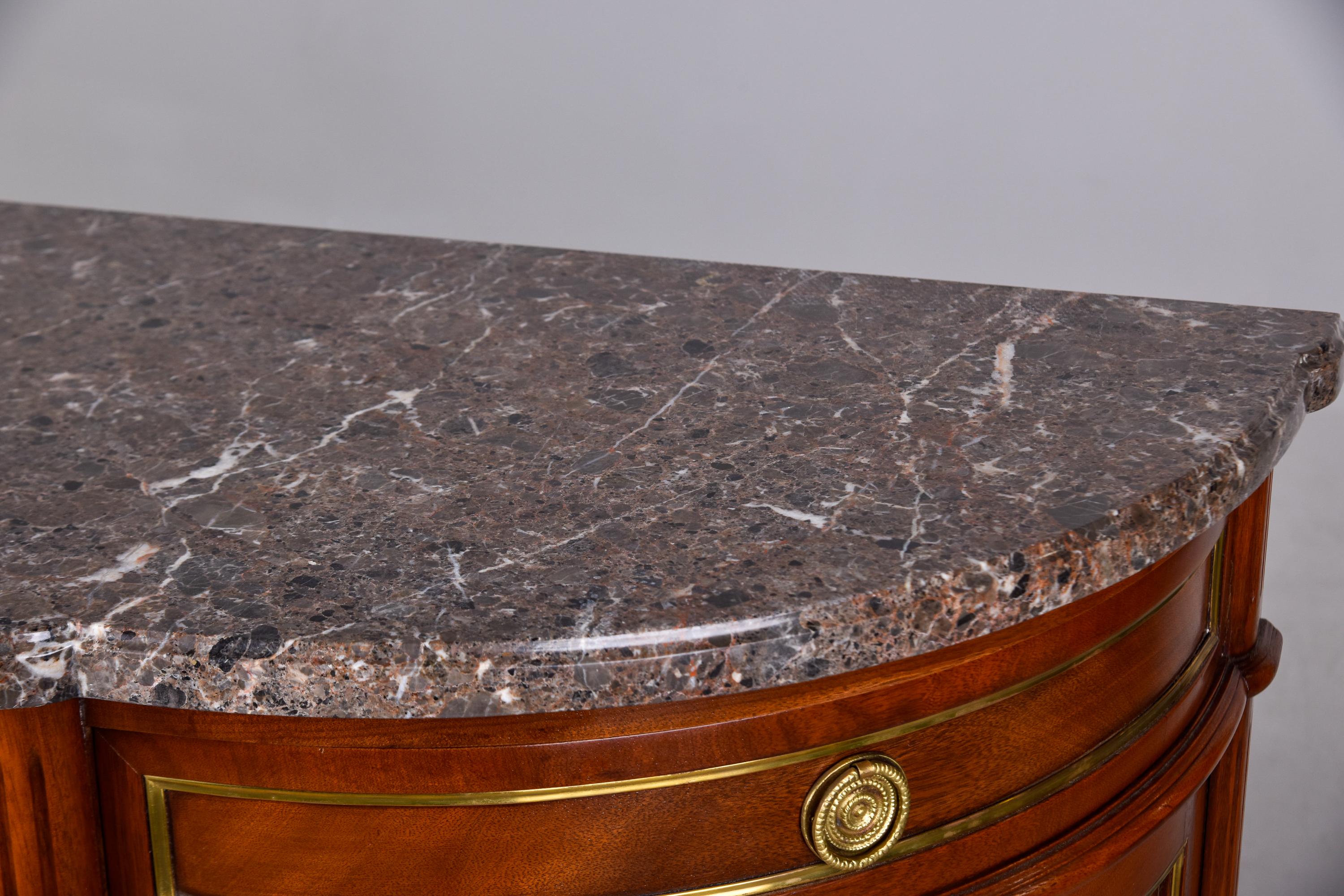 19th Century Louis Philippe Sideboard with Marble Top For Sale 5