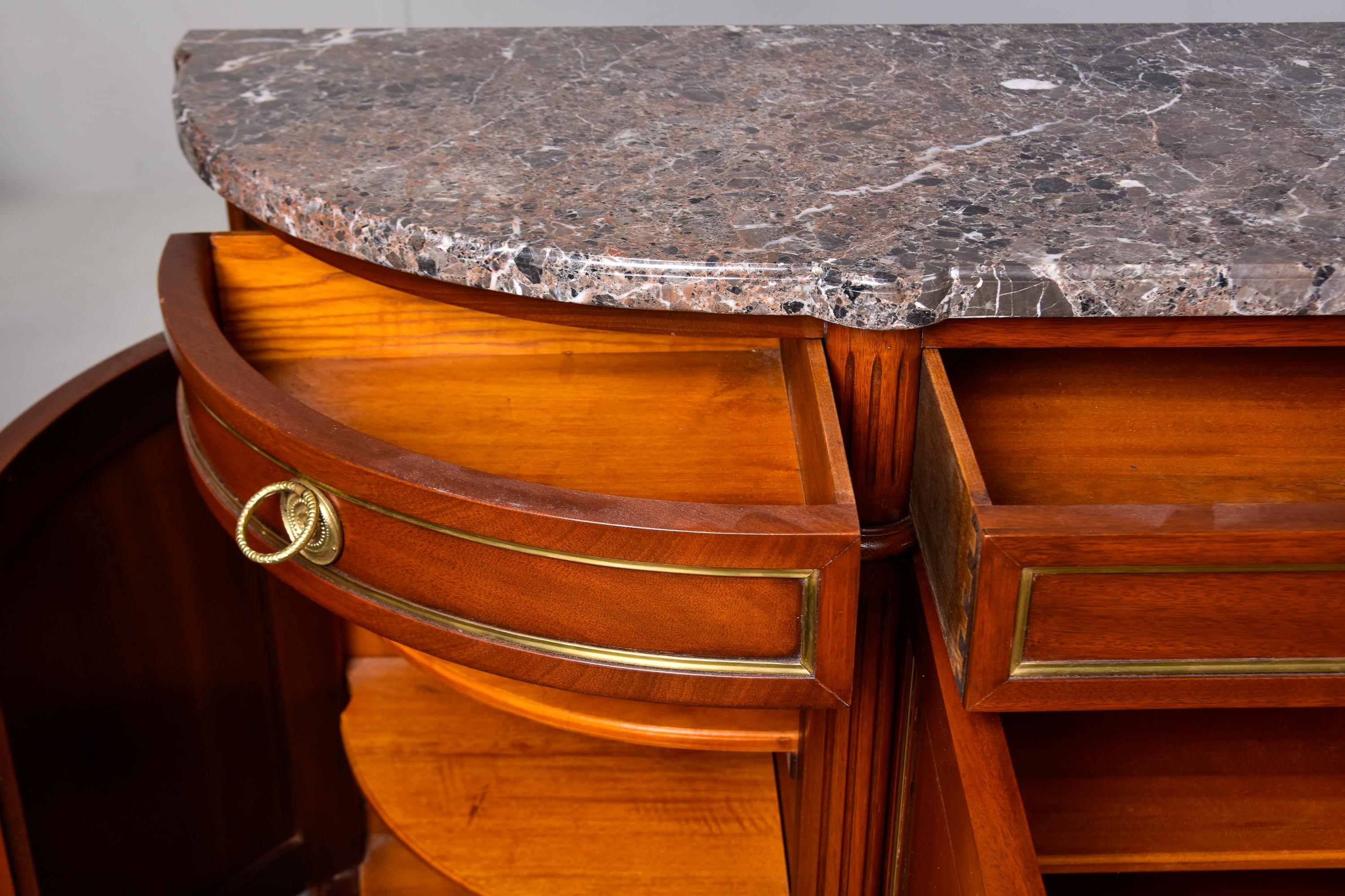 19th Century Louis Philippe Sideboard with Marble Top 1