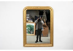 19th C. Louis Phillippe Style Gilt Decorated Mirror