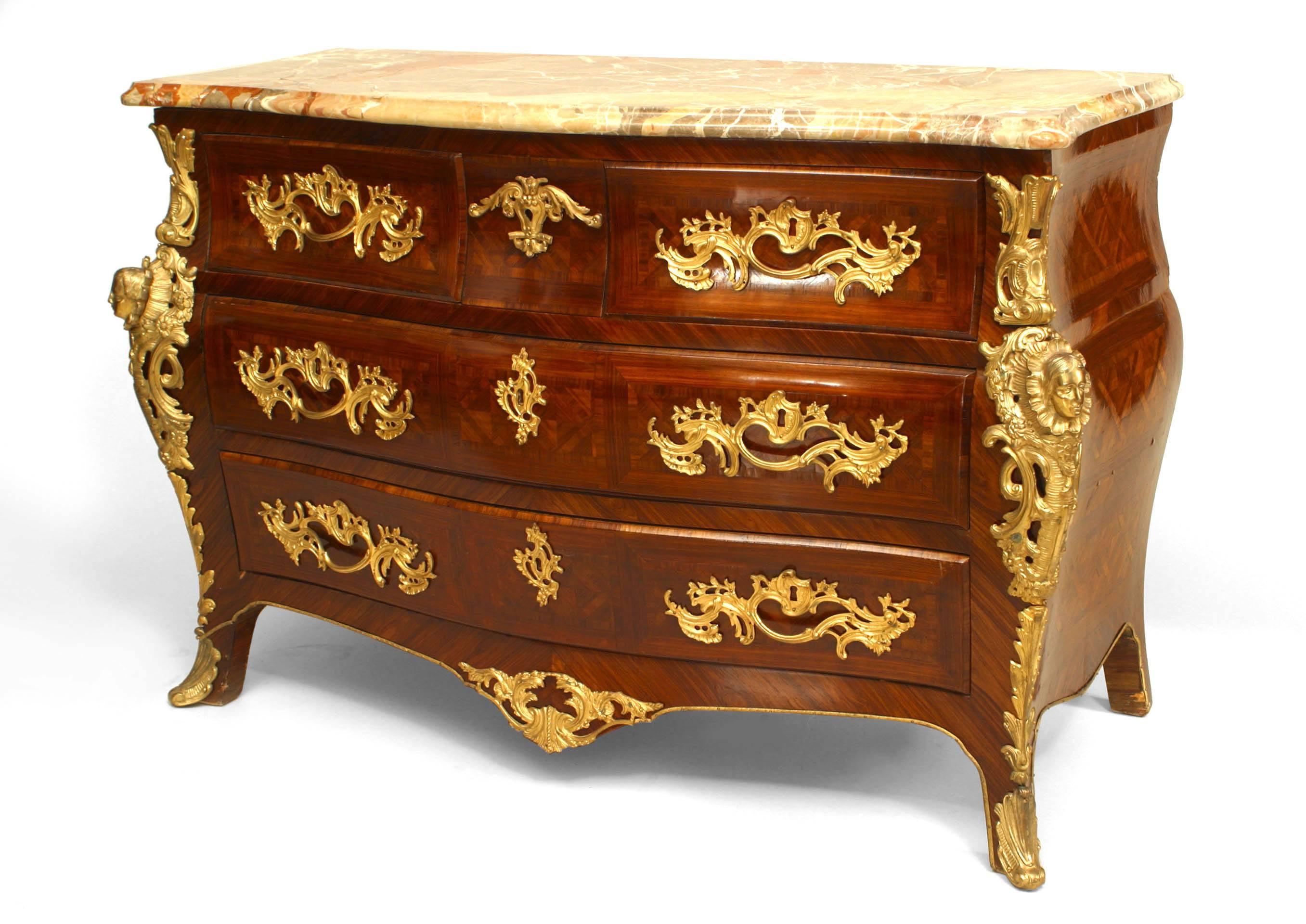 French Louis XV Style Kingwood Commode For Sale 1