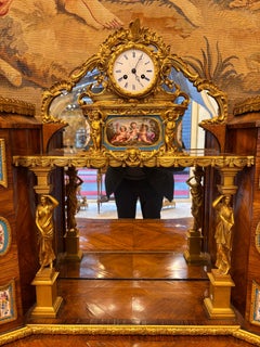 Ufficio francese in stile Luigi XV del XIX secolo con porcellana di Sèvres, ALIX